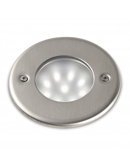 Encastrement mural sol NAT-LED Round IP68 LED SMD 1.50W 180lm CRI80 3500K Acier inoxydable NOVOLUX LIGHTING 213B-L0102F-30