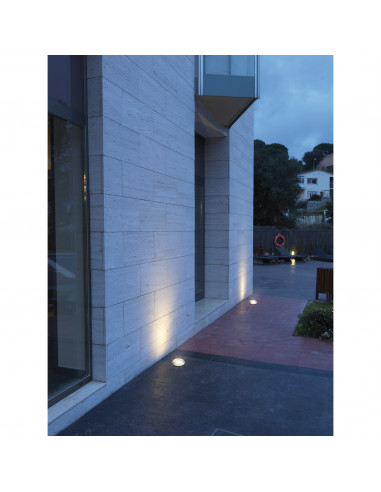 Encastrement mural sol NAT-LED Round IP68 LED SMD 1.50W 180lm CRI80 3500K Acier inoxydable NOVOLUX LIGHTING 213B-L0102F-30