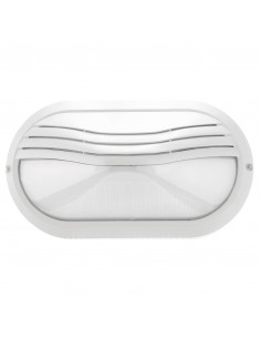 Applique PLAFF Oval Hood IP65 E27 42W Blanc NOVOLUX LIGHTING 240A-G05X1A-01