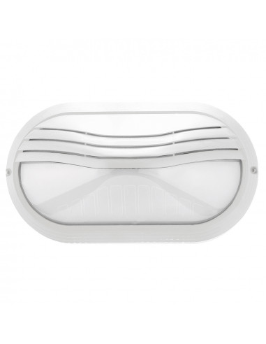 Applique PLAFF Oval Hood IP65 E27 42W Blanc NOVOLUX LIGHTING 240A-G05X1A-01