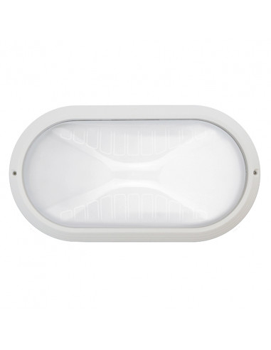 Applique PLAFF Oval Medium IP65 E27 42W Blanc NOVOLUX LIGHTING 240B-G05X1A-01