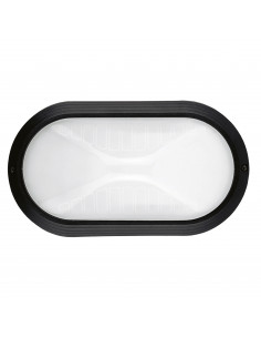 Applique PLAFF Oval Medium IP65 E27 42W Noir NOVOLUX LIGHTING 240B-G05X1A-02