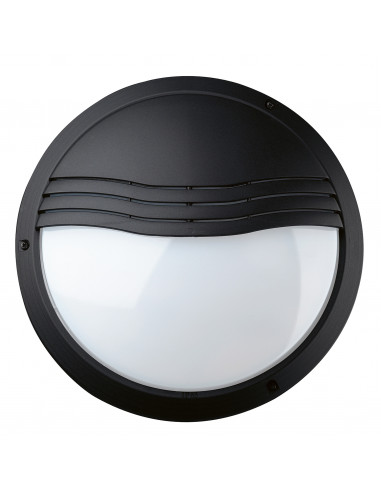 Applique PLAFF Round Hood IP65 E27 42W Noir NOVOLUX LIGHTING 240D-G05X1A-02