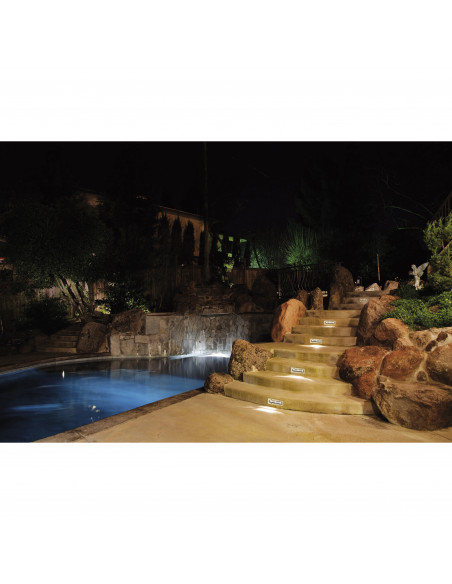 Encastré mural SYNA IP68 LED SMD 3W 300lm CRI80 3000K Acier inoxydable NOVOLUX LIGHTING 305B-L0104H-30