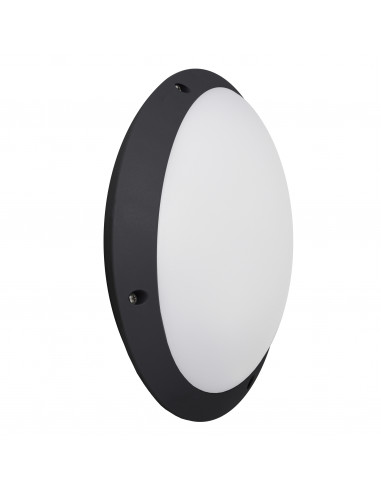 Applique TEIA Oval IP66 E27 23W Noir NOVOLUX LIGHTING 317A-G05X1A-02
