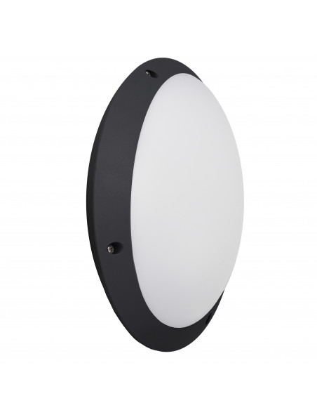 Applique TEIA Oval IP66 E27 23W Noir NOVOLUX LIGHTING 317A-G05X1A-02