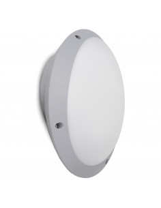 Applique TEIA Oval IP66 E27 23W Gris NOVOLUX LIGHTING 317A-G05X1A-03