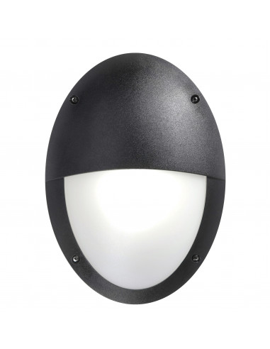Applique TEIA Ver. Hood IP66 E27 23W Noir NOVOLUX LIGHTING 317B-G05X1A-02