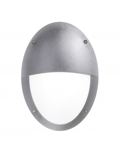 Applique TEIA Ver. Hood IP66 E27 23W Gris NOVOLUX LIGHTING 317B-G05X1A-03