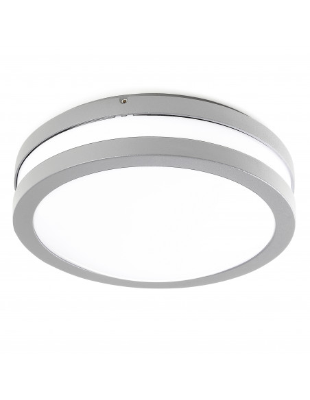 Applique KIRA IP54 E27 23W Gris NOVOLUX LIGHTING 321A-G05X1A-03