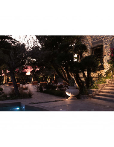 Encastré au sol BELGRADO-16 IP67 GX53 LED T2 10W 1285lm 1350lm 1410lm CRI80 3000K 4000K 6500K Noir NOVOLUX 372A-G31X1A-02