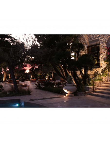 Encastré au sol BELGRADO-16 IP67 GX53 LED T2 10W 1285lm 1350lm 1410lm CRI80 3000K 4000K 6500K Noir NOVOLUX 372A-G31X1A-02