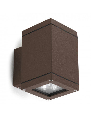 Applique SETH Medium Square IP65 LED SMD AC 4W 510lm CRI80 4000K Oxyde brun NOVOLUX LIGHTING 398A-L0205B-90