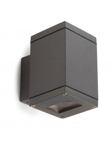 Applique SETH Large Square IP65 LED SMD AC 8.70W 1050lm CRI80 3000K Anthracite NOVOLUX LIGHTING 398C-L0109B-04