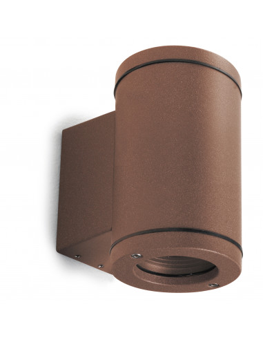 Applique SETH Round IP65 GU10 50W Oxyde brun NOVOLUX LIGHTING 399E-G21X1A-90