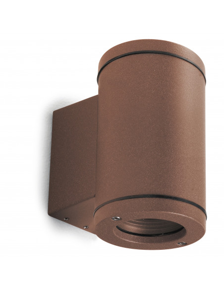 Applique SETH Round IP65 GU10 50W Oxyde brun NOVOLUX LIGHTING 399E-G21X1A-90