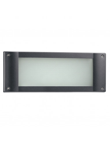 Encastré mural DUBLIN IP54 LED SMD AC 13W 1790lm CRI80 3000K Anthracite NOVOLUX LIGHTING 401B-L0113B-04