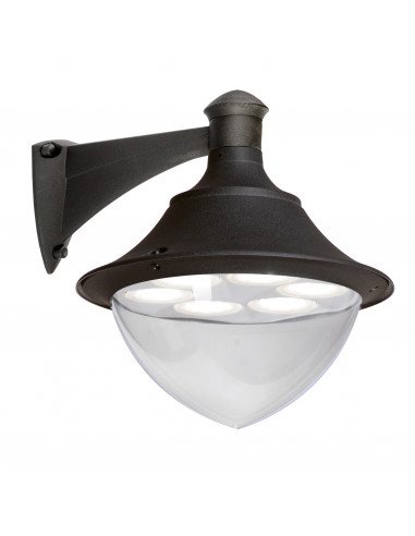 Applique classique GUNTHER-48 IP65 GX53 6x10W Noir NOVOLUX LIGHTING 407B-G31X1A-02