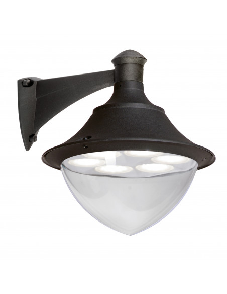 Applique classique GUNTHER-48 IP65 GX53 6x10W Noir NOVOLUX LIGHTING 407B-G31X1A-02