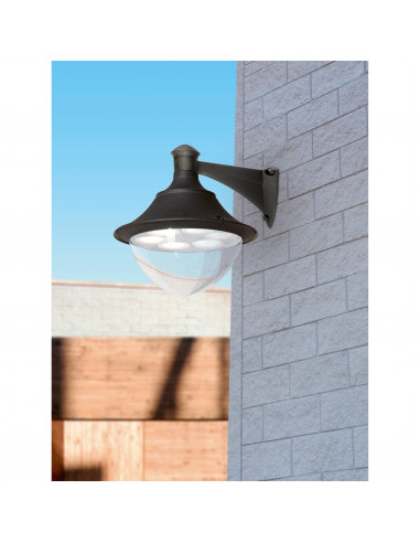 Applique classique GUNTHER-60 IP65 GX53 9x10W Noir NOVOLUX LIGHTING 408B-G31X1A-02