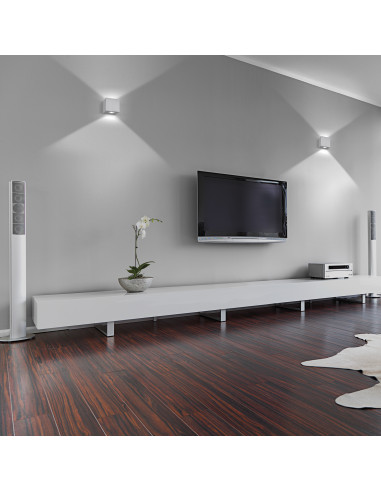 Applique BRICK LED SMD 5W 325lm CRI80 3000K 67º,67º up-down Noir NOVOLUX LIGHTING 412B-L01F1B-02