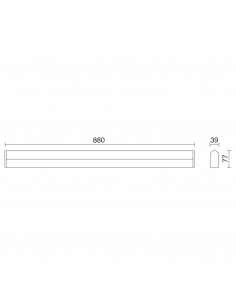 Applique Salle de bain SHEID LED SMD 18W 1883lm CRI80 3000K Chromé NOVOLUX LIGHTING 513B-L0118B-32 2