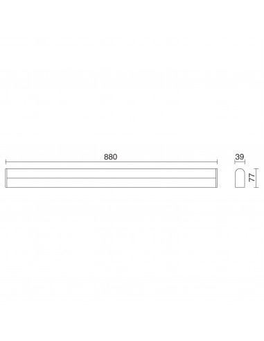 Applique Salle de bain SHEID LED SMD 18W 1883lm CRI80 3000K Chromé NOVOLUX LIGHTING 513B-L0118B-32