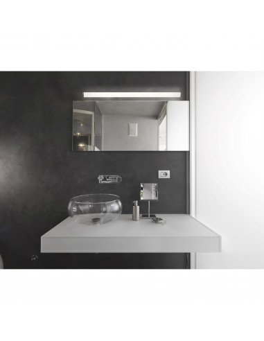 Applique Salle de bain LITS LED SMD 9W 960lm CRI80 3000K Chromé NOVOLUX LIGHTING 514A-L0109B-32