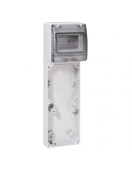Embase P17 421x125mm avec rail 5 modules jusqu'à 3 prises 16A pour plastron 280x125mm composer un coffret P17 LEGRAND 057720