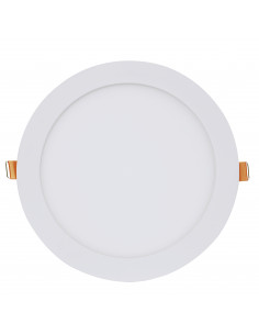 Plafonnier encastré GIA Round Recessed IP23 LED SMD 6W 420lm CRI80 3000K Blanc NOVOLUX LIGHTING 599A-L3106A-01