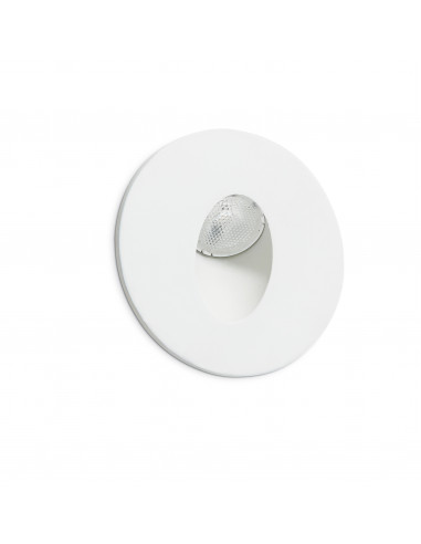 Encastré mural LIGUR Round IP44 LED SMD 3W 160lm CRI80 3000K Blanc NOVOLUX LIGHTING 706B-L0103B-01