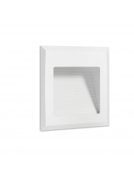 Encastré mural WINDOW 2 IP44 LED SMD 3W 160lm CRI80 3000K Blanc NOVOLUX LIGHTING 726A-L0103B-01