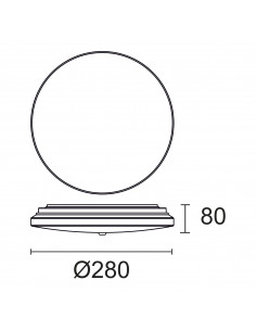 Applique CARME NOVOLUX LIGHTING 731F-L4118R-28 2