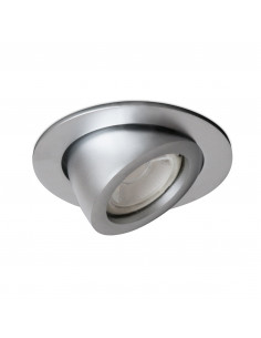 Plafonnier encastré tilt MINI LUNA Adjustable Round GU10 50W Chromé mat NOVOLUX LIGHTING 741A-G42X1B-45