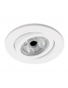 Plafonnier encastré tilt KOS Adjustable Round GU10 50W Blanc NOVOLUX LIGHTING 749B-G42X1B-01