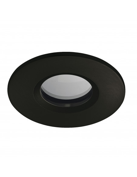Plafonnier encastré PALMA Fixed Round IP65 GU5.3 50W Noir NOVOLUX LIGHTING 750A-G23X1D-02