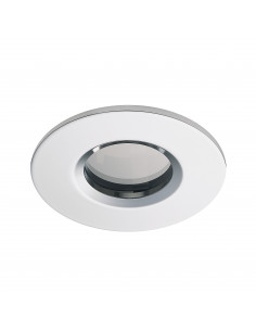 Plafonnier encastré PALMA Fixed Round IP65 GU5.3 50W Chromé NOVOLUX LIGHTING 750A-G23X1D-32