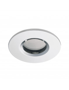 Plafonnier encastré PALMA Fixed Round IP65 GU10 50W Chromé NOVOLUX LIGHTING 750A-G42X1B-32