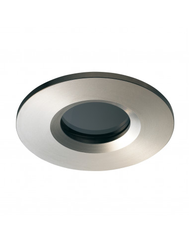 Plafonnier encastré PALMA Fixed Round IP65 GU10 50W Niquel mçatt NOVOLUX LIGHTING 750A-G42X1B-48
