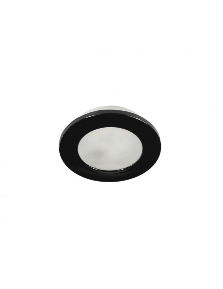 Plafonnier encastré IBIZA IP44 LED SMD 3.20W 290lm CRI80 3000K 110º Noir NOVOLUX LIGHTING 753A-L3202B-02
