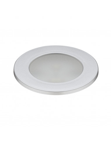 Plafonnier encastré IBIZA IP44 LED SMD 3.20W 290lm CRI80 3000K 110º Chromé mat NOVOLUX LIGHTING 753A-L3202B-45