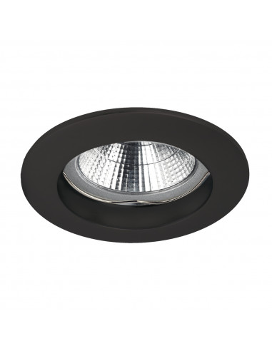 Plafonnier encastré NIX Fixed Round GU5.3 50W Noir NOVOLUX LIGHTING 780A-G23X1D-02