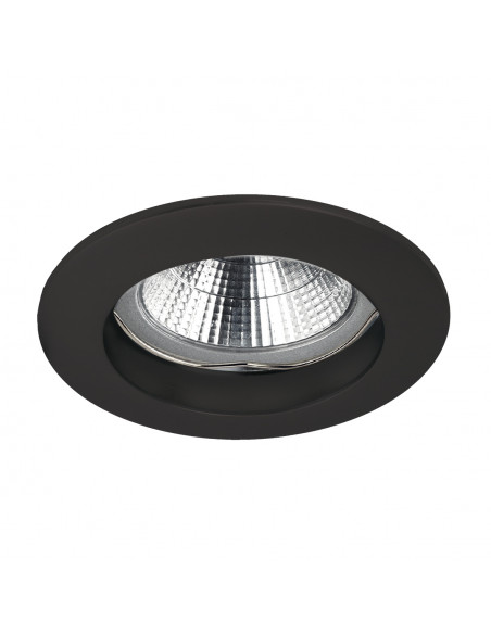 Plafonnier encastré NIX Fixed Round GU5.3 50W Noir NOVOLUX LIGHTING 780A-G23X1D-02