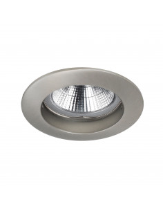 Plafonnier encastré NIX Fixed Round GU5.3 50W Niquel mçatt NOVOLUX LIGHTING 780A-G23X1D-48