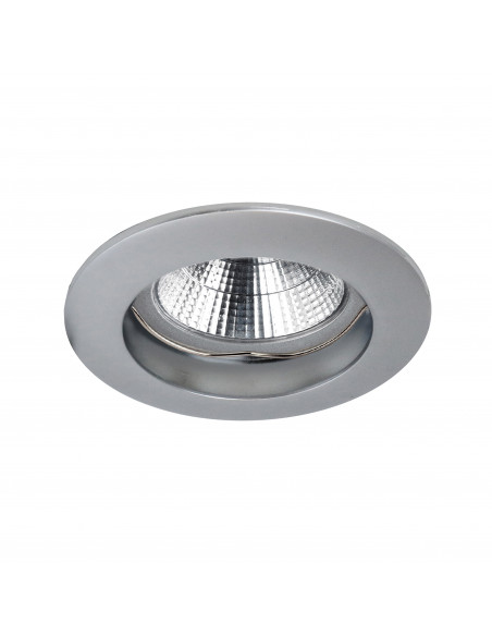 Plafonnier encastré NIX Fixed Round GU10 50W Chromé mat NOVOLUX LIGHTING 780A-G42X1B-45