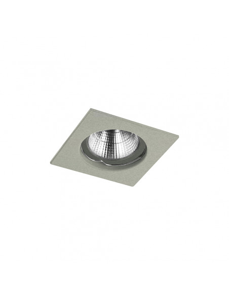 Plafonnier encastré NIX Fixed Square GU5.3 50W Niquel mçatt NOVOLUX LIGHTING 780B-G23X1D-48