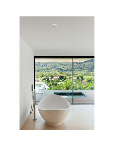 Plafonnier encastré CARPO Fixed Round IP65 GU5.3 50W Blanc NOVOLUX LIGHTING 781B-G23X1D-01