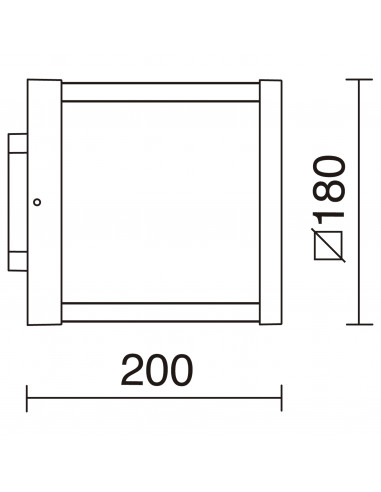 Applique ARLEN IP54 LED COB 12W 1300lm CRI80 3000K 125º Anthracite NOVOLUX LIGHTING 791A-L0112A-04