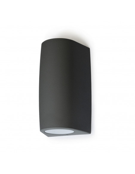 Applique ESTEL IP55 GU10 LED MR16 2x3.50W 400lm 3000K up-down Noir NOVOLUX LIGHTING 793A-G21X1A-02