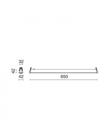 Plafonnier encastré SIGMA Dali LED SMD 25W 3088lm 2596lm CRI90 2700K 48º Gris Blanc NOVOLUX LIGHTING 809E-L3825B4D-03-01